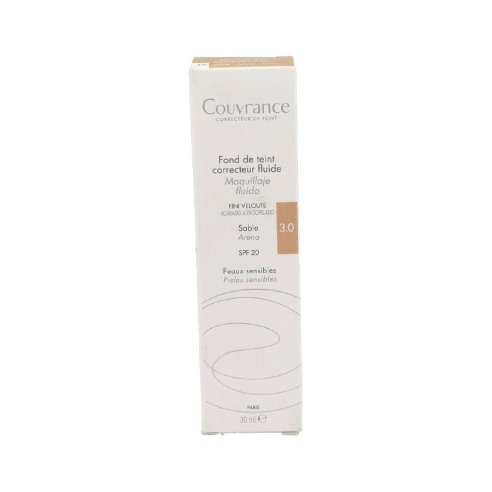 AVENE COUVRANCE MAQUILLAJE FLUIDO SPF 20 1 ENVASE 30 ml COLOR ARENA