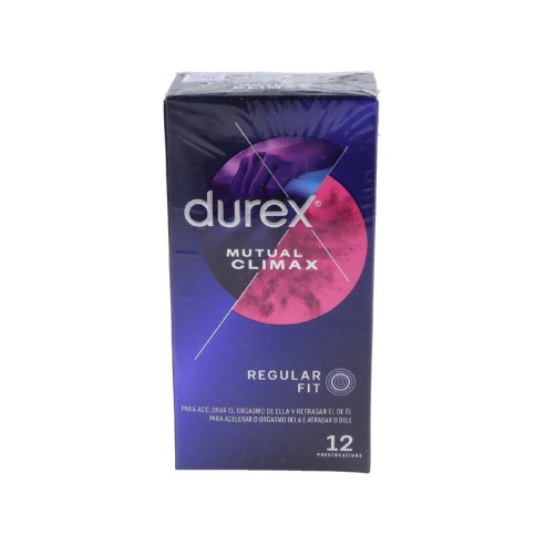 DUREX MUTUAL CLIMAX PRESERVATIVOS 12 UNIDADES