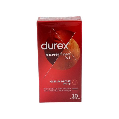 DUREX SENSITIVO XL PRESERVATIVOS 10 UNIDADES