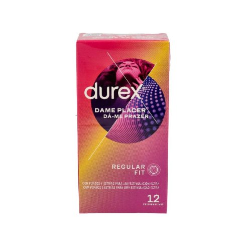 DUREX DAME PLACER PRESERVATIVOS 12 UNIDADES