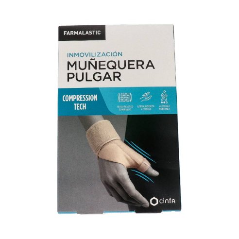 MUÑEQUERA PULGAR FARMALASTIC COMPRESSION TECH 1 UNIDAD TALLA PEQUEÑA/MEDIANA