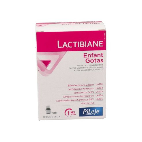 LACTIBIANE ENFANT PILEJE GOTAS 1 ENVASE 30 ML  1 SOBRE 2 G