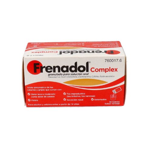 FRENADOL COMPLEX 10 SOBRES GRANULADO PARA SOLUCION ORAL