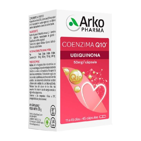 COENZIMA Q10 ARKOPHARMA 45 CAPSULAS