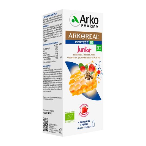 ARKOREAL JARABE PROTECT BIO 1 ENVASE 140 ml SABOR FRESA