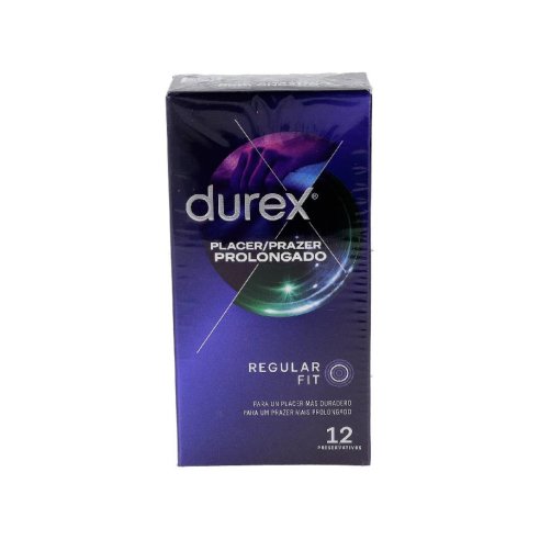 DUREX PLACER PROLONGADO PRESERVATIVOS 12 UNIDADES