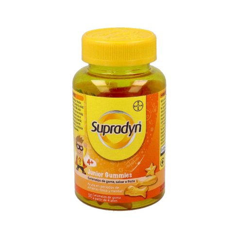 SUPRADYN JUNIOR GUMMIES 30 CARAMELOS DE GOMA SABOR FRUTA