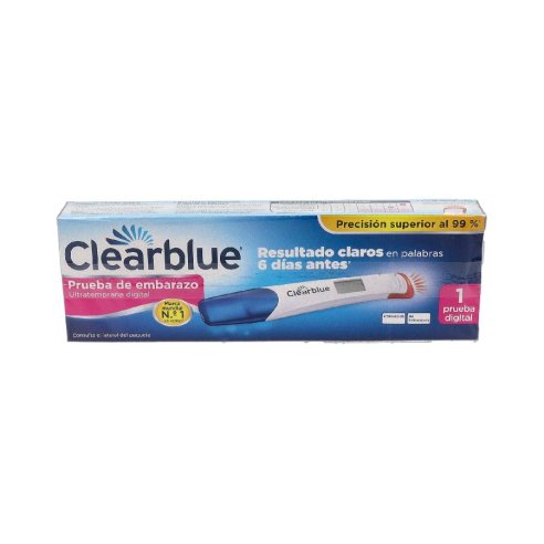 TEST DE EMBARAZO ULTRATEMPRANA DIGITAL CLEARBLUE 1 UNIDAD