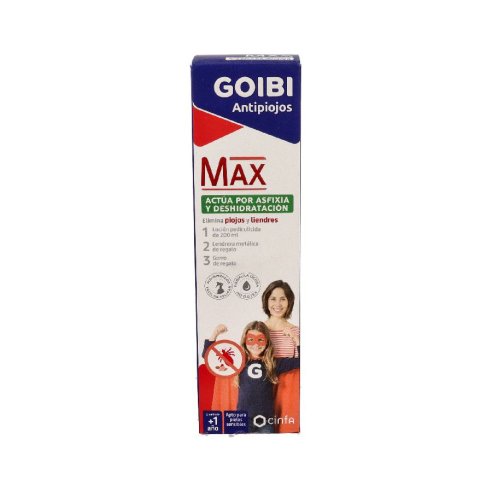 GOIBI ANTIPIOJOS MAX LOCION SIN INSECTICIDAS 1 ENVASE 200 ML