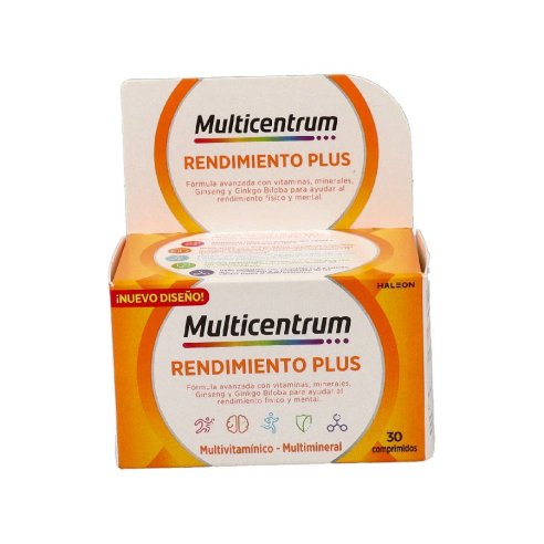 MULTICENTRUM PLUS GINSENG Y GINKGO 30 COMPRIMIDOS