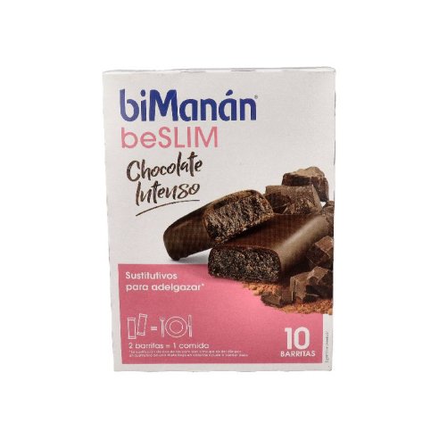 BIMANAN SUSTITUTIVO 10 BARRITAS 31 g SABOR CHOCOLATE INTENSO