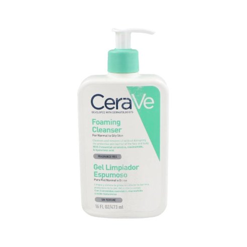 CERAVE GEL LIMPIADOR ESPUMOSO 1 ENVASE 473 ML