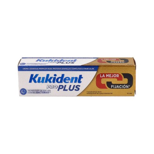 KUKIDENT PRO PLUS FIRMEZA AL MASTICAR 1 ENVASE 40 g SABOR NEUTRO