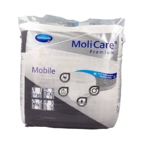 ABSORBENTE INCONTINENCIA ORINA LIGERA CON SLIP MOLICARE PREMIUM MOBILE 10D 14 UNIDADES TALLA M