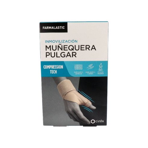 MUÑEQUERA PULGAR FARMALASTIC COMPRESSION TECH 1 UNIDAD TALLA GRANDE/EXTRAGRANDE