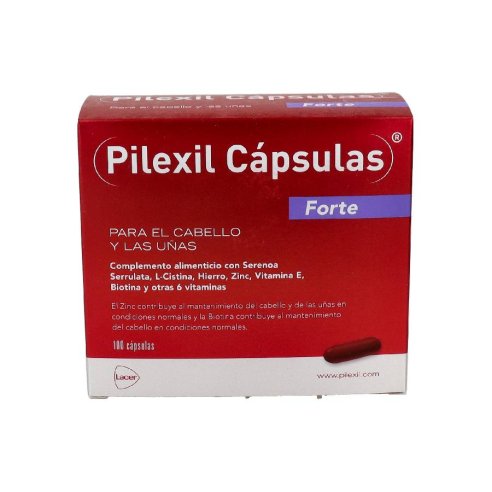 PILEXIL CAPSULAS FORTE CABELLO Y UÑAS 100 CAPSULAS