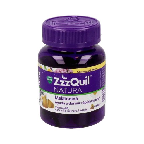 ZZZQUIL NATURA 30 GUMMIES SABOR MANGO & PLATANO