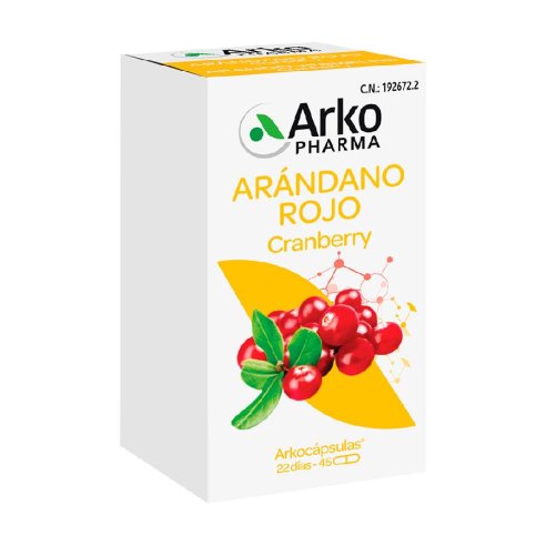 ARKOPHARMA ARANDANO ROJO BIO 45 CAPSULAS