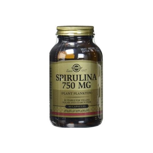 SOLGAR ESPIRULINA 750MG 80 COMP