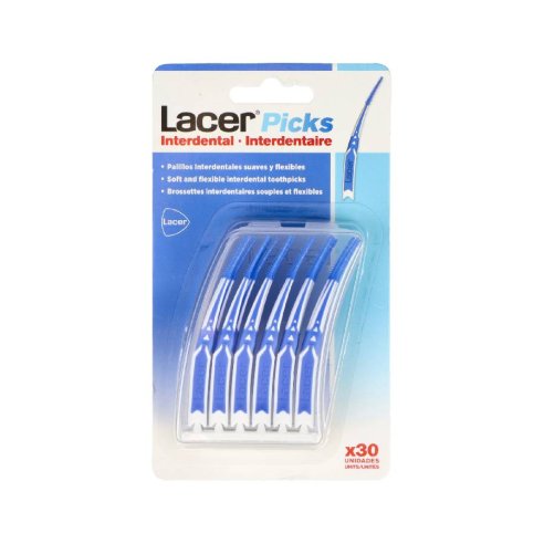 PICKS INTERDENTAL LACER 30 UNIDADES