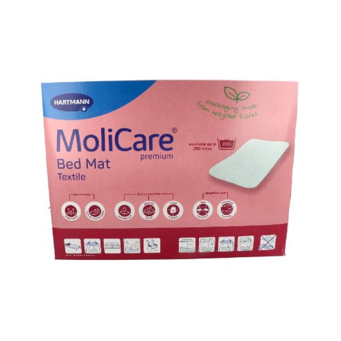 EMPAPADOR REUTILIZABLE MOLICARE BED MAT TEXTILE 1 UNIDAD 90 CM X 85 CM