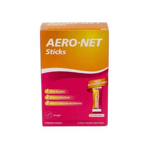 AERO-NET 12 STICKS 2 G SABOR CITRICO