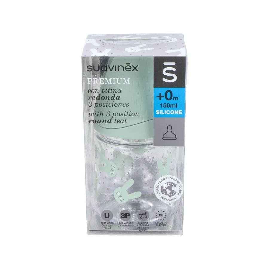 Suavinex Premium SX Pro biberón tetina fisiológica silicona 150 ml