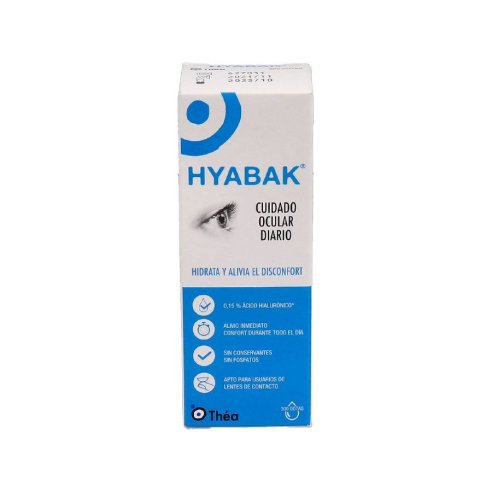 HYABAK 0,15 SOLUCION HIDRATANTE LENTES DE CONTACTO 1 ENVASE 10 ML